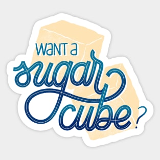 Want a sugar cube? Sticker